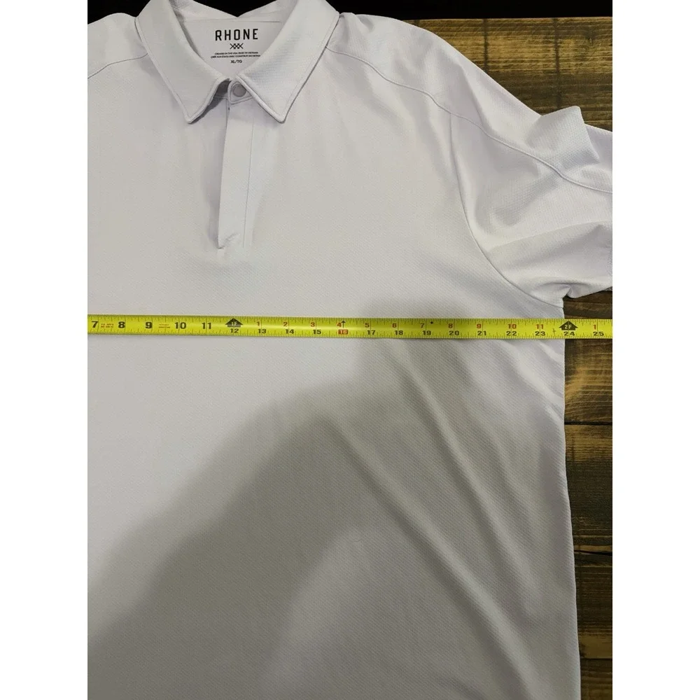 Rhone Men’s XL Lilac Purple Performance Golf Polo Quarter Zip
